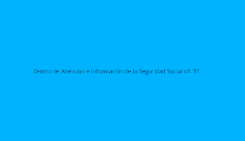 Centro de Atención e Información de la Seguridad Social nº 31